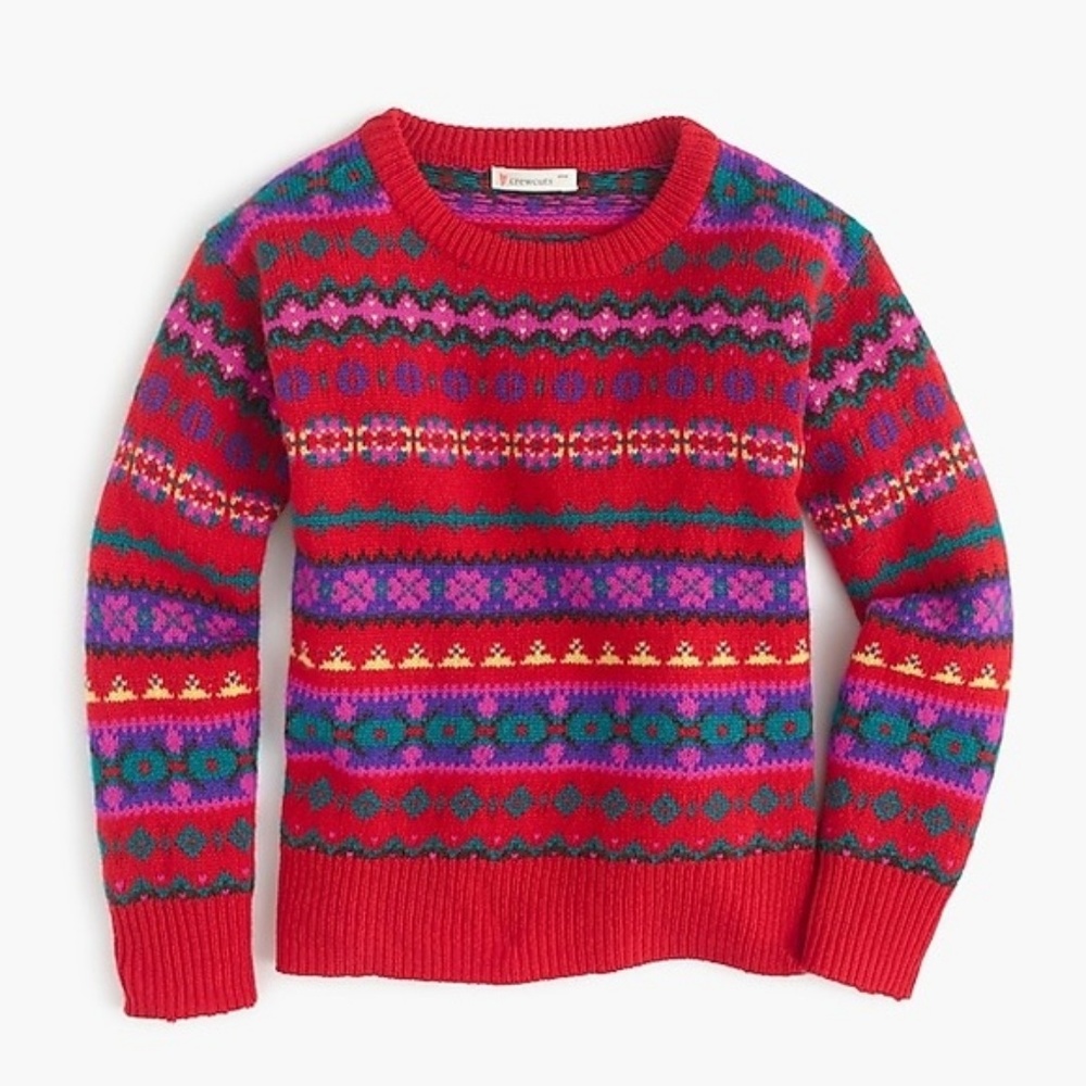 J. Crew Holly Fair Isle Sweater